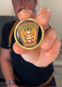 challenge coin for north port fire rescue